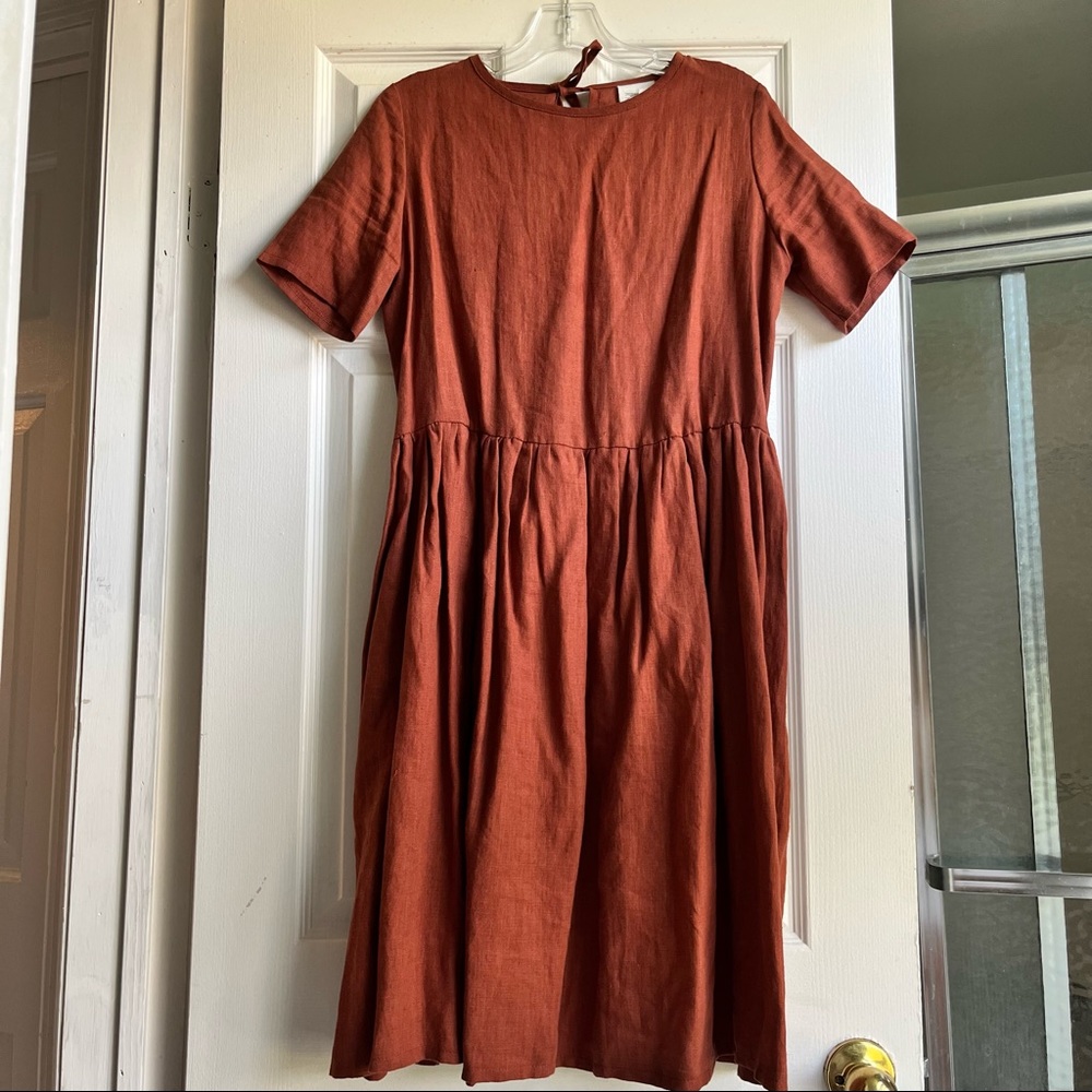 Linen Handmade Studio dress